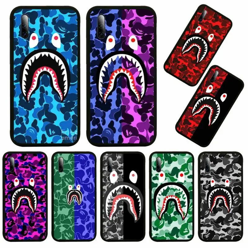 

Camouflage Bath Ape Phone Case For Huawei Nova 2 3 4 5 7 I T Plus E Pro Se Y5 Y6 Y7 Y8 Y9 Y10 P Plus Prime 2018 S Cover