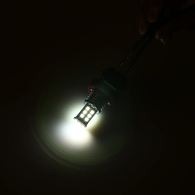 Автомобильный светильник posbay H11 15 SMD 12 В светодиодный белый яркий головной лампа