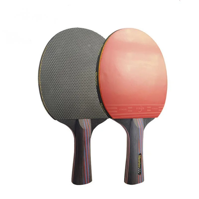 

5 Star Professional Pinmples Out Table Tennis Racket WIth Bag Ping Pong Paddle pingpong bat Student Sports Equipment