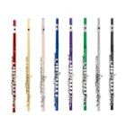 Флейта с ключом с 16 отверстиями для западного концерта флейта из мельхиора с никелевым покрытием древесный ветровой инструмент и салфетка для чистки палочки перчатки мини Чехол