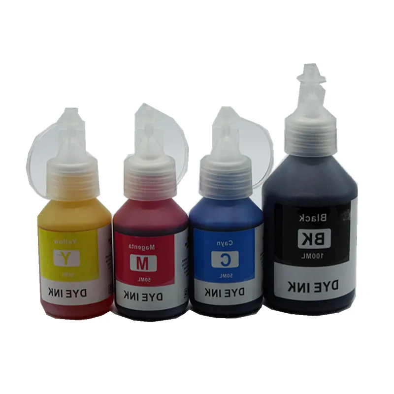 Набор заправки чернил красителей наборы BK 100ML C/M/Y 50ML специально для-Brother DCP-T300 500W