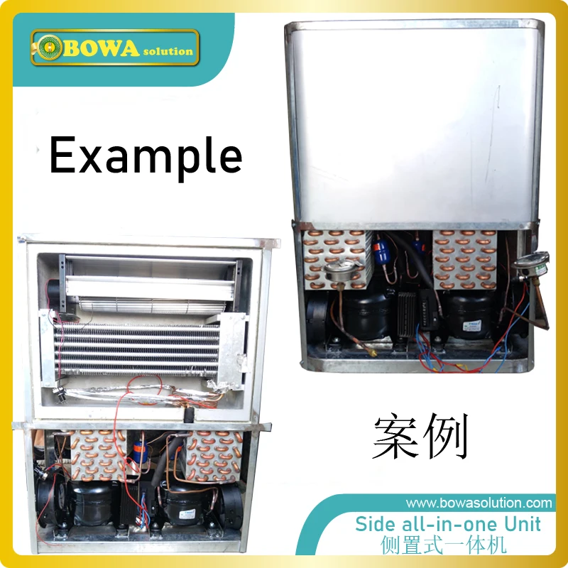 Боковой блок охлаждения все в одном интегрирует детали холодильника