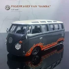 Модифицированные автомобили Maisto 1:24 Volkswagen VAN SAMBA, Коллекционная модель автомобиля из сплава, Подарочная игрушка