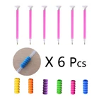 6 шт инструменты для вышивки картин со стразами шариковая ручка оболочка пера защиты пальцев для алмазов картина Emboridery аксессуары