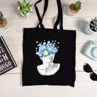 Женская модная Холщовая Сумка для покупок Van Gogh, экологически чистая вместительная классическая сумка для покупок