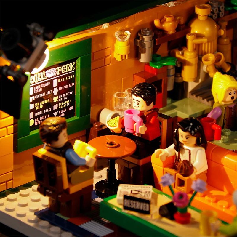 

The Led Light Accessories For 21319 Classic American Drama Friends Big Bang Theory Cafe LED Lighting Group Bricks Toys Gift