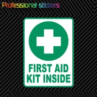 first aid kit inside sticker die cut decal self adhesive vinyl emergency rescue stickers for motos cars laptops phone