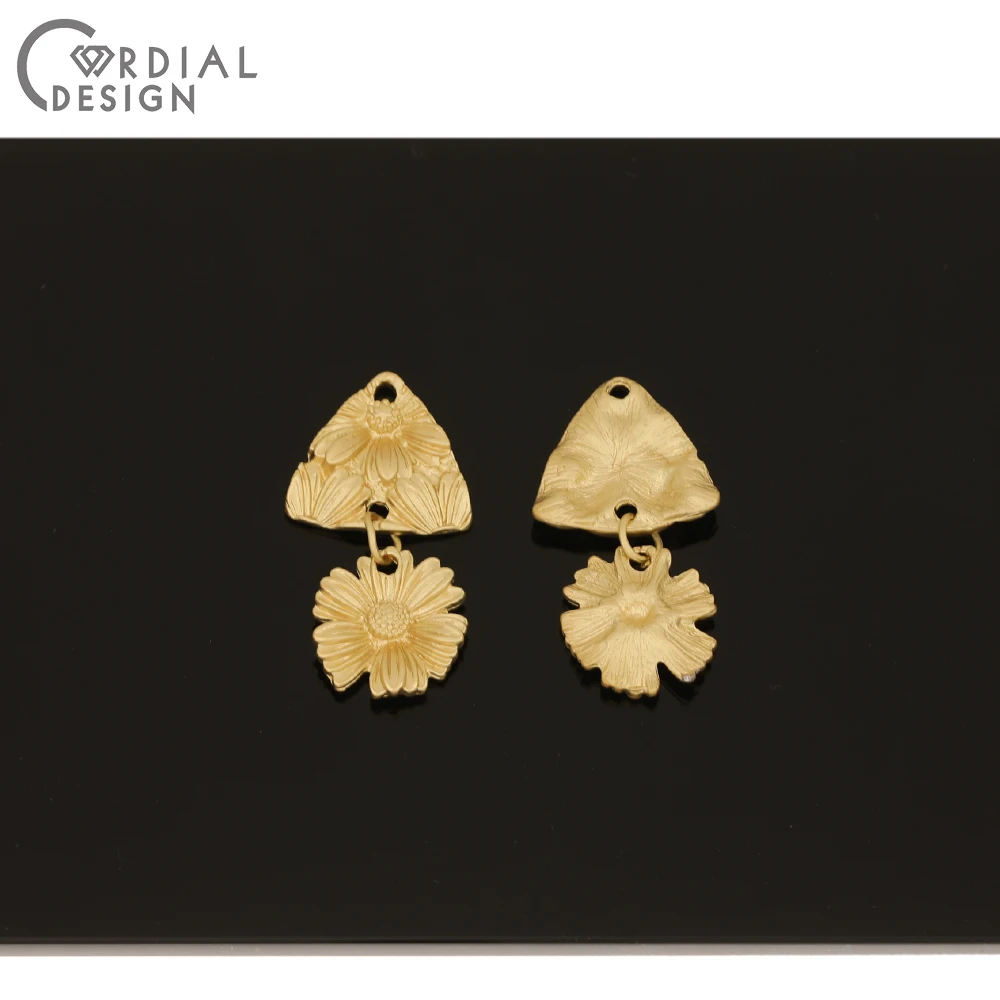 

Cordial Design 50Pcs 17*33MM Jewelry Accessories/Charms/Flower Shape/Pendant/DIY Making/Hand Made/Jewelry Findings & Components
