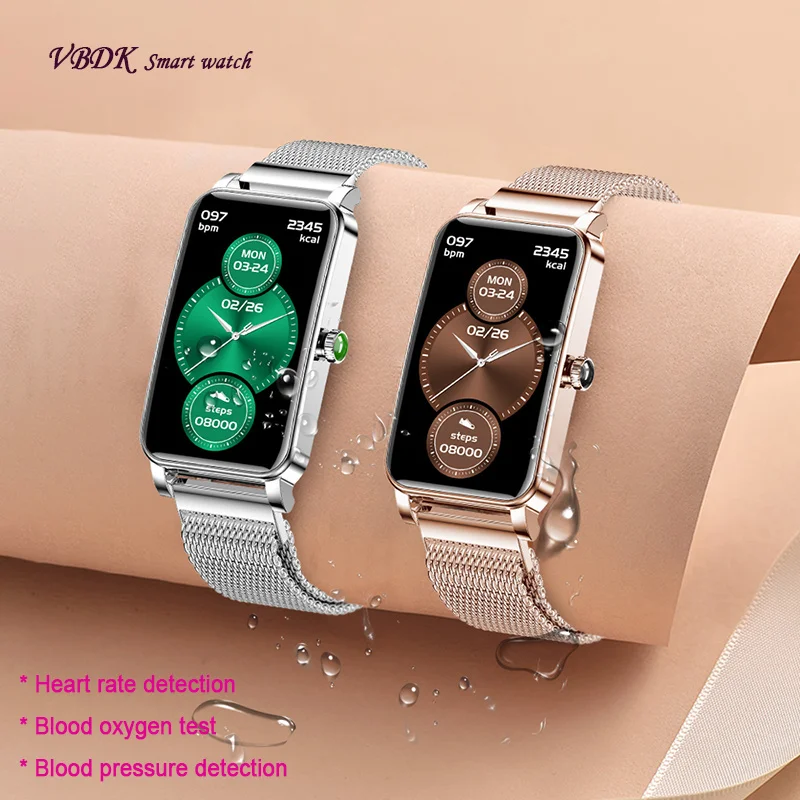 

Smartwatch fashion women heart rate blood pressure fitness pedometer female physiological cycle waterproof luxurious Bracelet