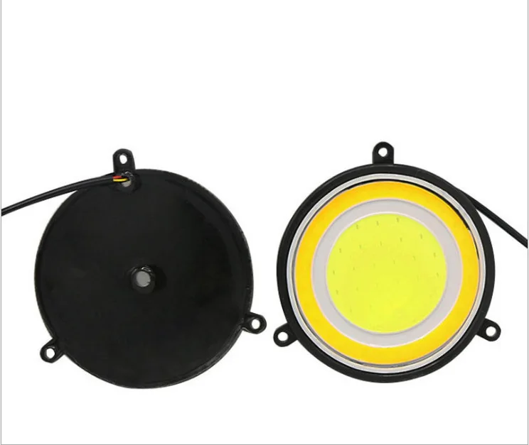 Прямые продажи от производителя автомобильные cob дневные ходовые огни Круглые