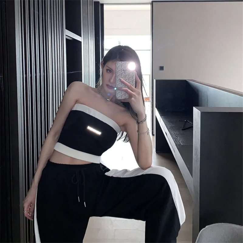 Новинка 2020 модные Светоотражающие повседневные свободные брюки с прострочкой