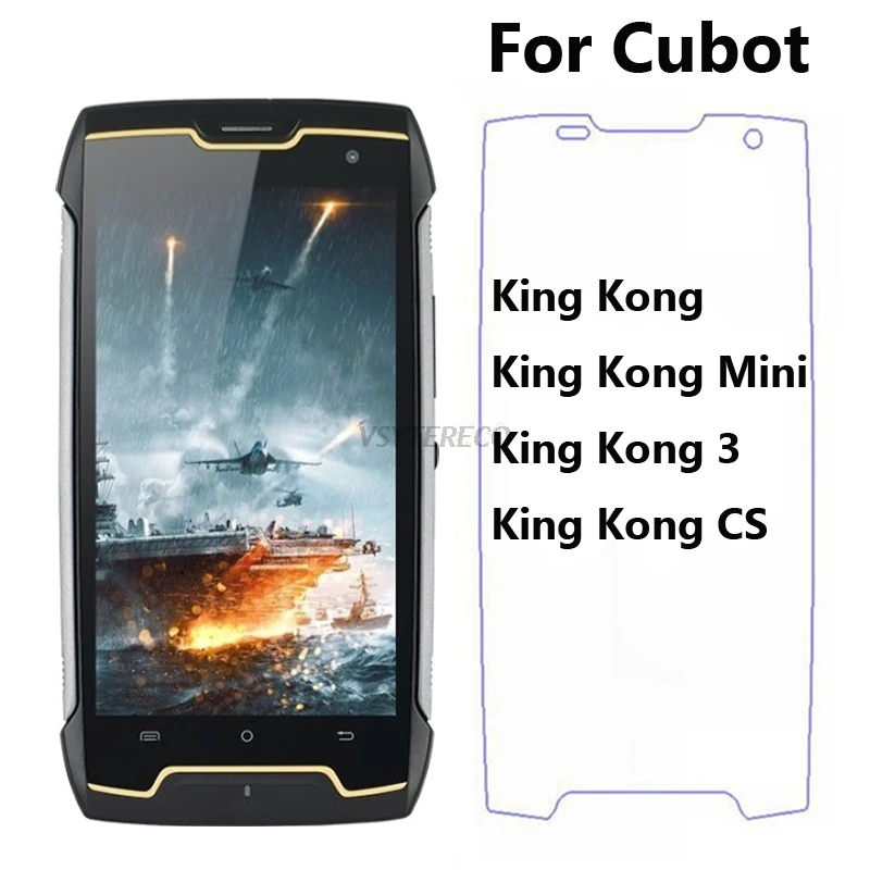 2 1 шт. закаленное стекло для Cubot King Kong CS защита экрана Защитная пленка телефона 3
