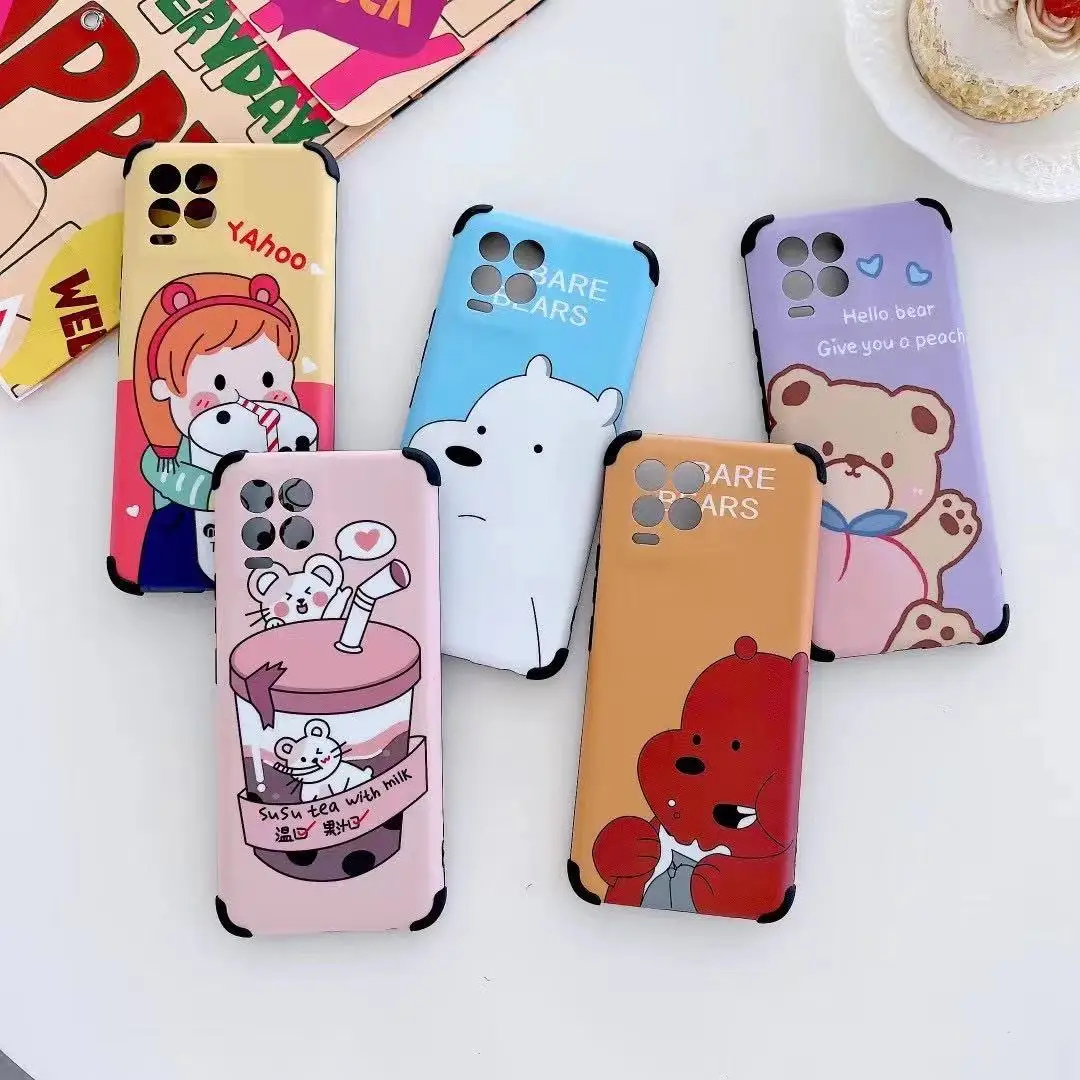 

Чехол для телефона, милый мультяшный чехол для телефона xiaomi mi 11 lite, чехол, мягкий силиконовый кошелек, держатель для карт