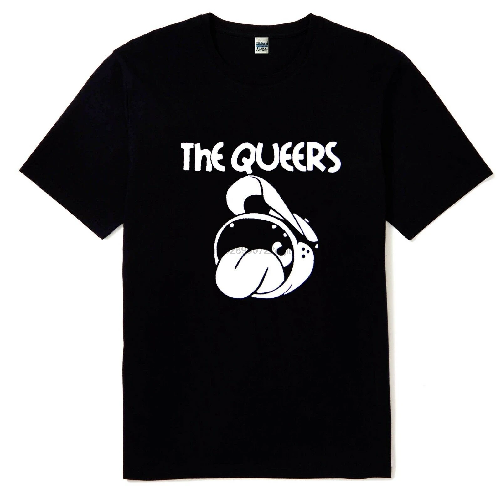 

New THE QUEERS Punk Rock Band Logo T Shirt Black Color Sizes S M L XL 2XL