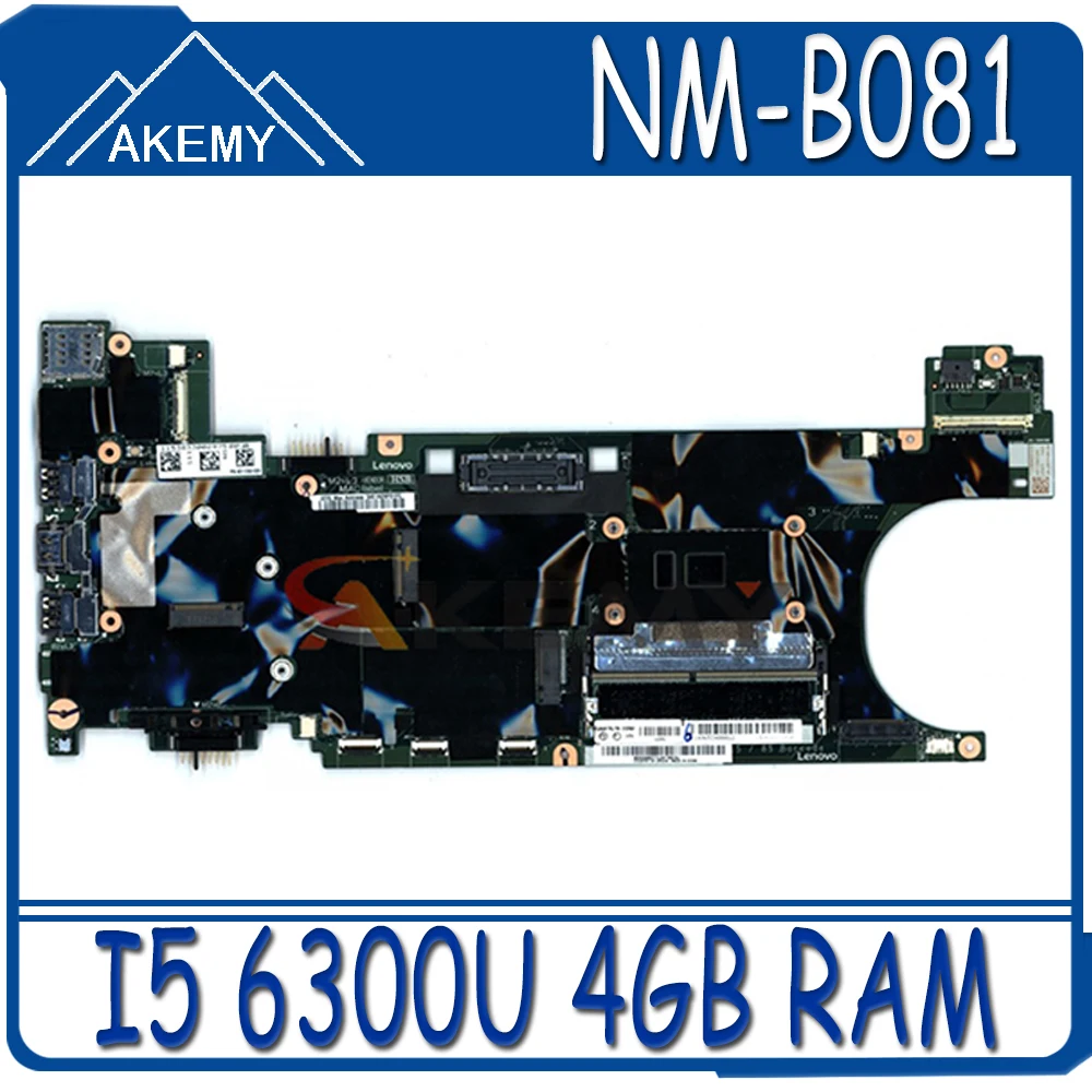 

Akemy NM-B081 для Lenovo Thinkpad T470S ноутбук материнская плата Процессор I5 6300U 4 Гб оперативной памяти 100% тесты работы FRU 01ER350 01ER353