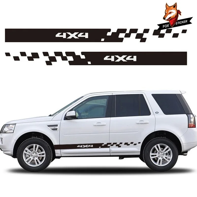 Наклейки на Автомобильные Боковые гонки наклейки графические 4x4 аксессуары для