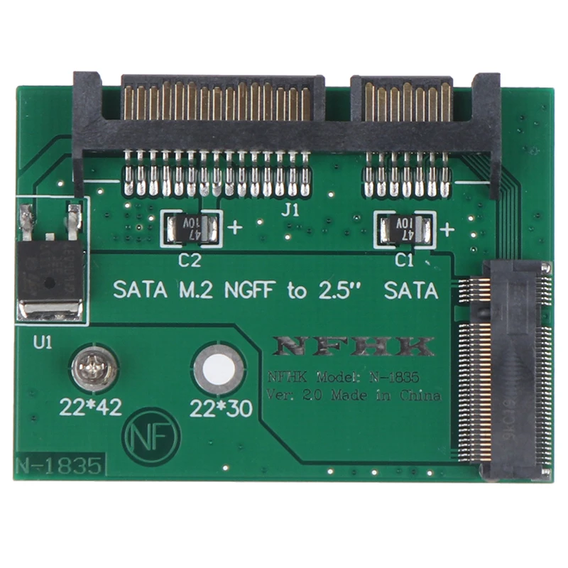 

Hot sale M.2 NGFF Ssd Solid State Hard Disk To Half High 2.5 Inch Sata3 Adapter Card
