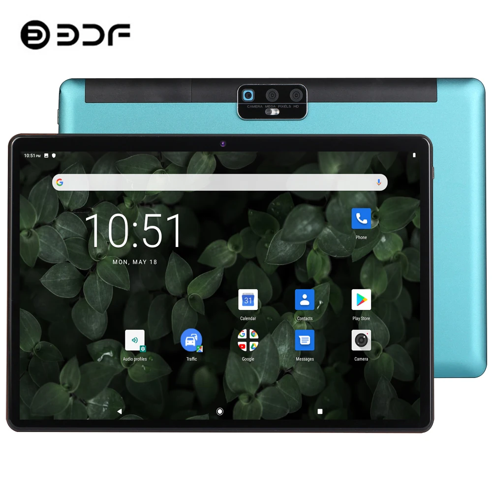 10 1 inch tablet pc google play 4gb64gb android 9 0 octa core 4g phone call pro tablets wifi bluetooth gps android 10 inch tab free global shipping