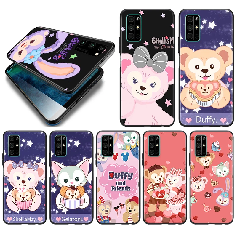 

Soft Silicone Cover Duffy Disney Bear For Honor Magic 3 Play 5 5T 50 X20 SE V30 30 30S Pro Plus 5G Black Phone Case