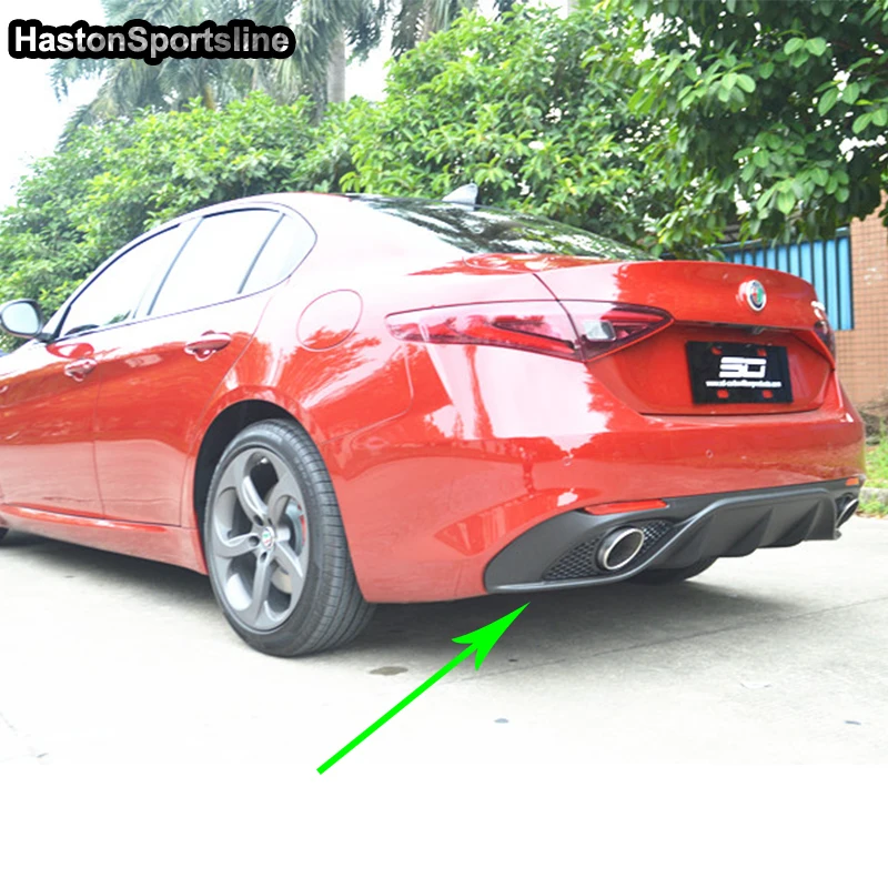 Для Alfa Romeo Giulia Комплект кузова автомобиля задний выхлоп с бампером диффузор