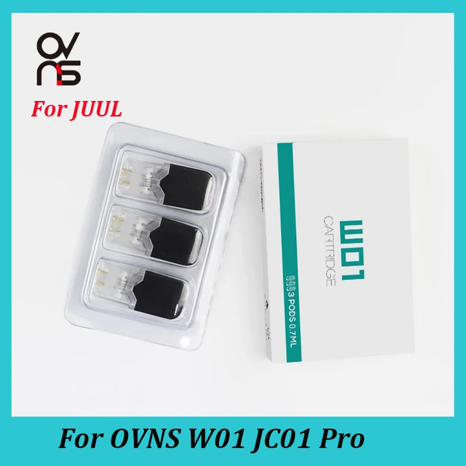 3 шт. универсальные OVNS W01 W02 JC01 Pro 0 7 мл Сменные картриджи для JUUL - купить по выгодной