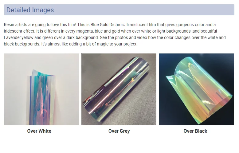 3M качественная Радужная диахроическая Переливающаяся пленка для окон