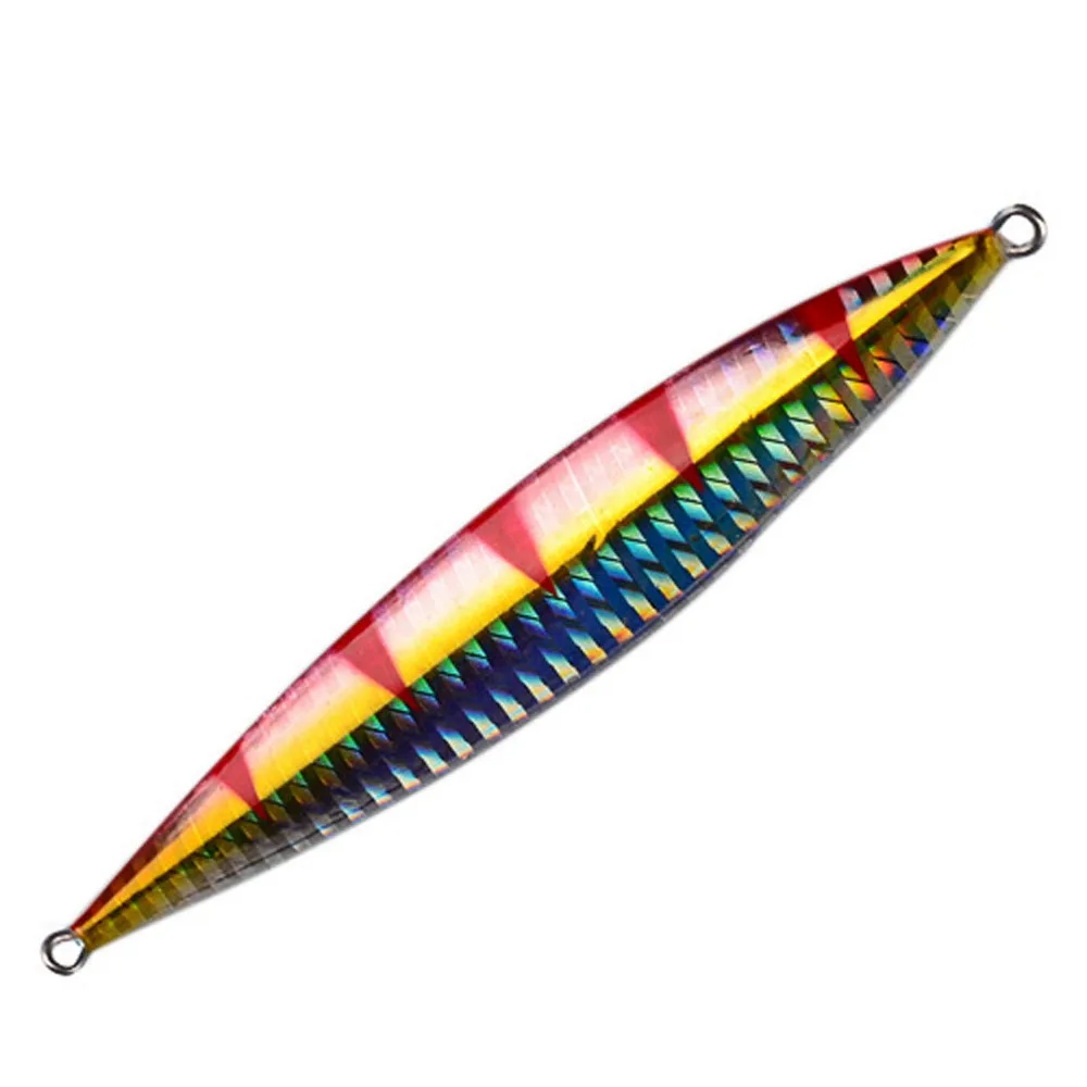 5PCS Slow Jig Glow Fishing Deep Sea Ocean Boat Rock Beach Metal Jigging Jigbait Spoon Lure baits 65g/11.5cm | Спорт и развлечения