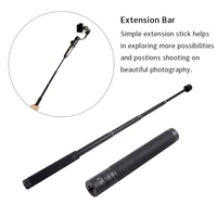 smooth non slip selfie stick stabilizer extension pole aluminium alloy easy install black professional practical handheld gimbal