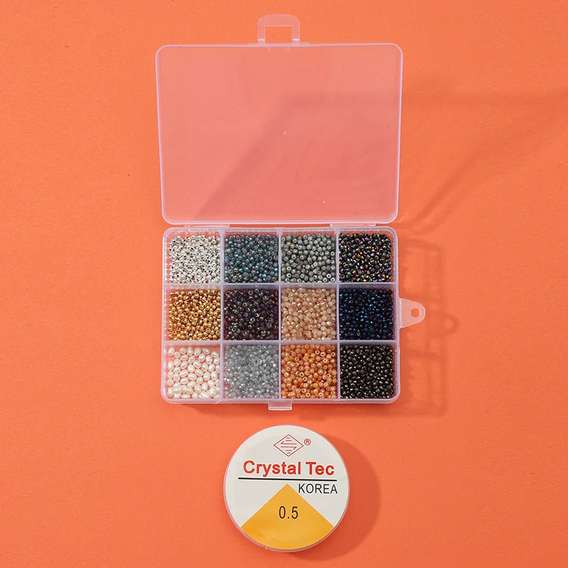 1 Box 2mm Faceted Crystal Rondelle Glass Beads Fresh Water Pearls Metal Beads for Jewelry Making