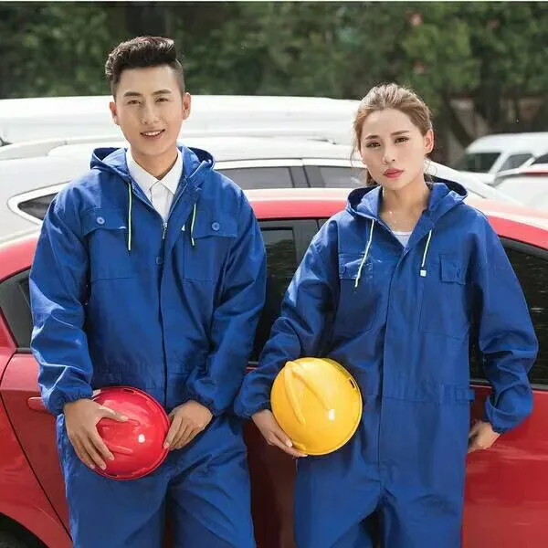 Рабочий комбинезон с капюшоном пылезащитный распылитель краски Мужская рабочая