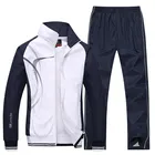 Мужская спортивная одежда, новый весенне-осенний спортивный костюм из 2 предметов, спортивный костюм, куртка + брюки, спортивный костюм, Мужская модная одежда с принтом, размер