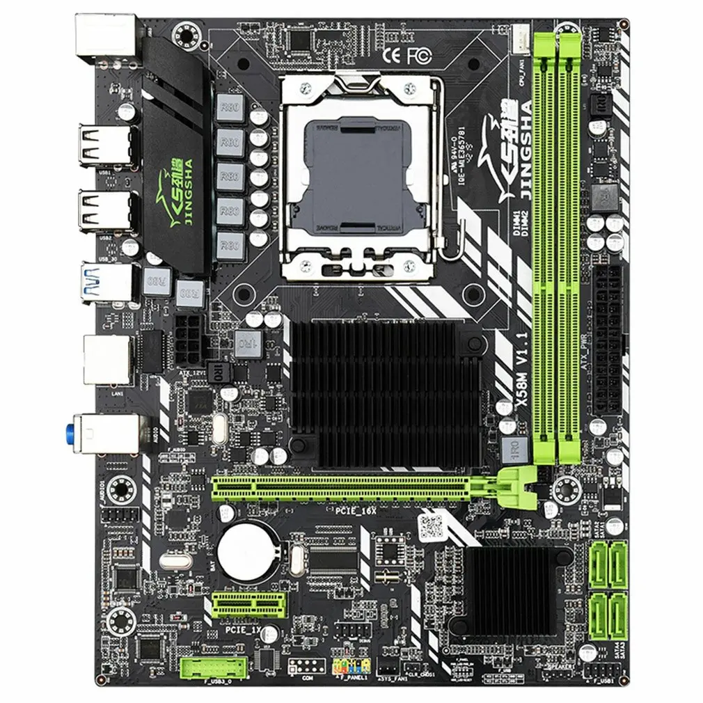 X58 LGA 1366 материнская плата LGA1366 поддержка DDR3 регистровая память сервера памяти и