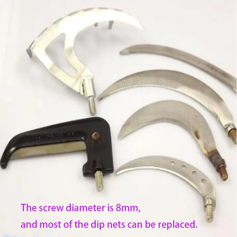 Новинка портативная маленькая серповидная рыболовная газонокосилка диаметром 8