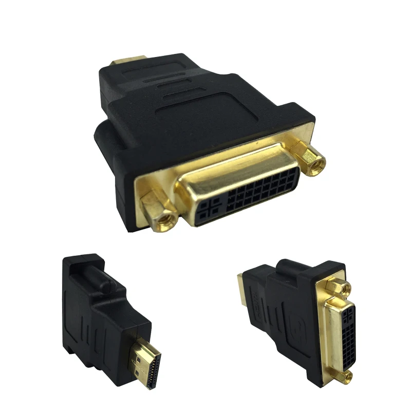 Адаптер HDMI совместимый с DVI высококачественный переходник штырь гнездо для HDTV