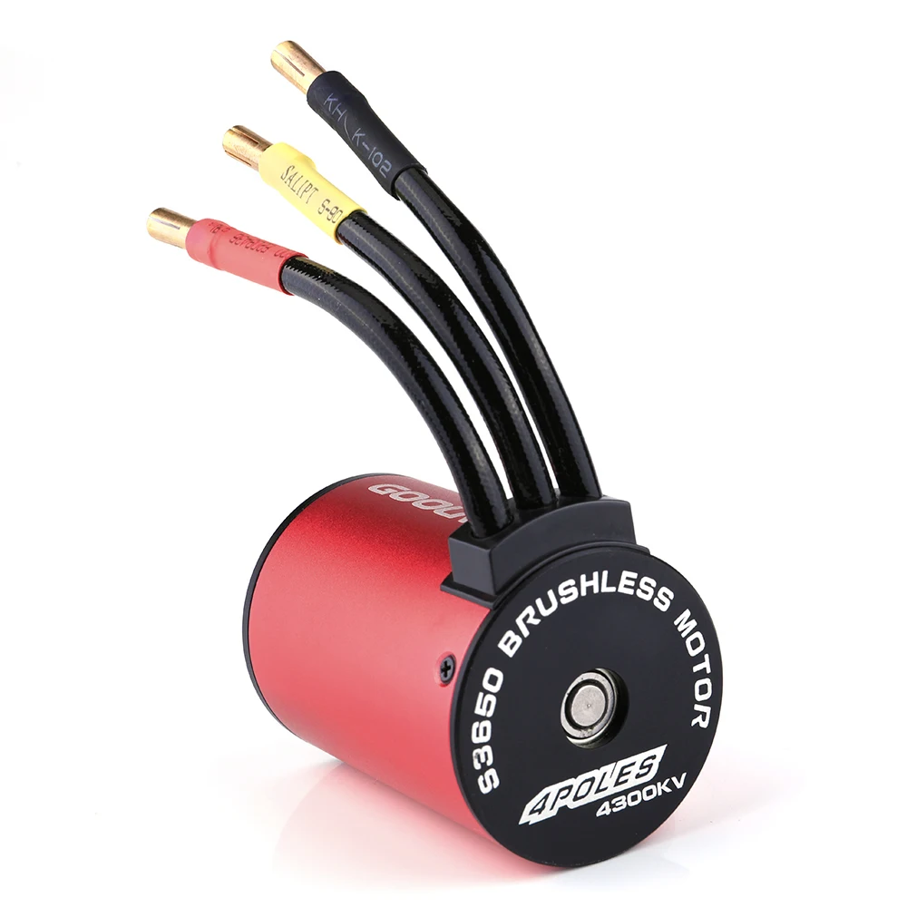 GoolRC 3650 4300KV 3900KV бесщеточный двигатель 60A ESC Бесщеточный электронный регулятор