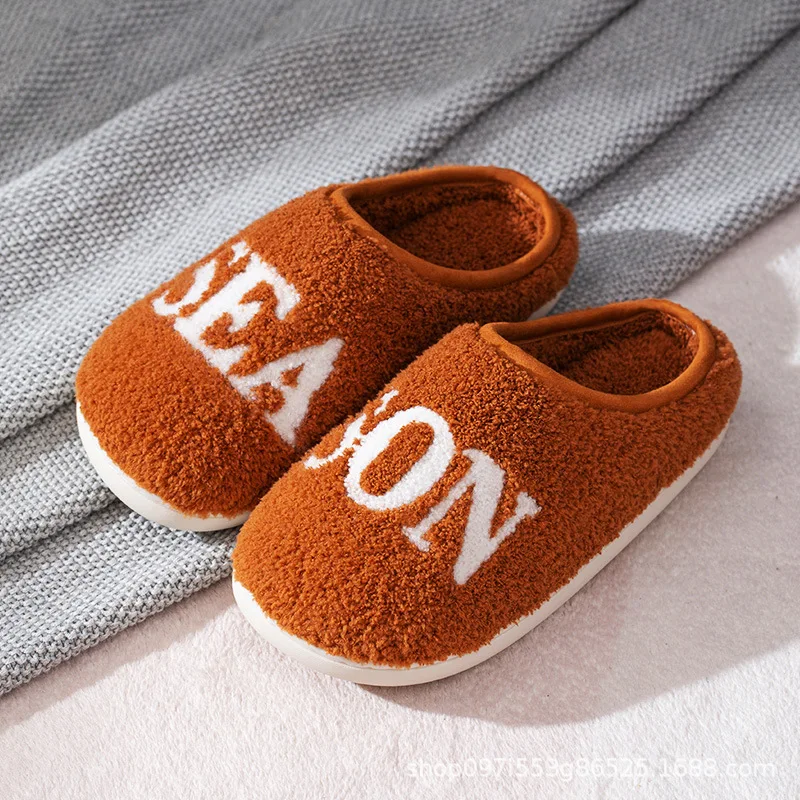 

Winter Women's Slip on Fuzzy Slippers Memory Foam House Slippers Outdoor Indoor Warm Plush Bedroom Shoes Scuff Fashion