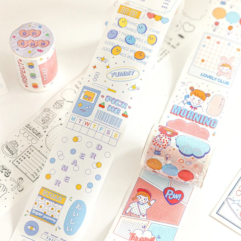 Японская бумажная лента Washi частная серия сообщений Сделай Сам Украшение