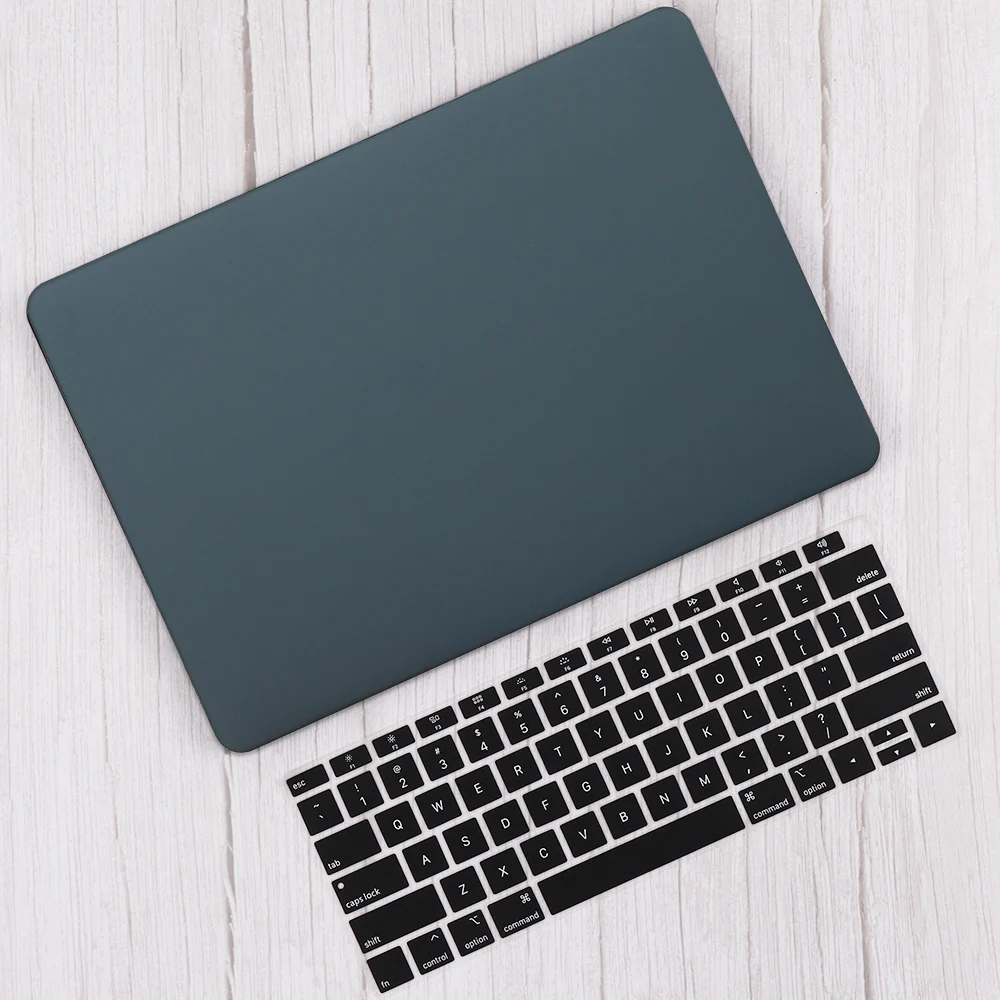 Luminous Green Redlai матовый и Кристальный жесткий чехол с клавиатурой для Macbook Pro 16 TouchBar A2141 Air 13 A1932 retina 11 15 - Цвет: Luminous Green