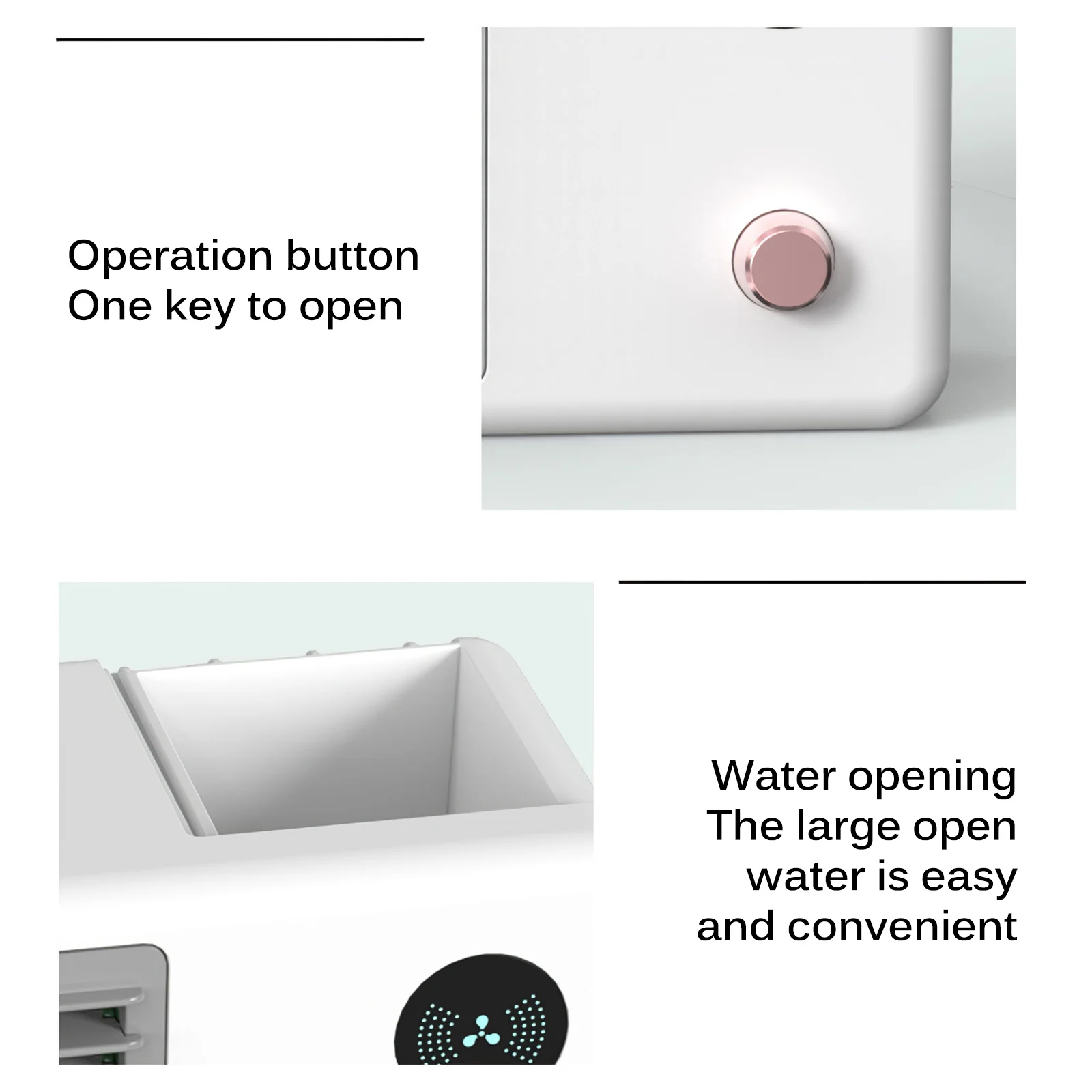 

Air Cooler Fan Mini Desktop Air Conditioner with Night Light Mini USB Water Cooling Fan Humidifier Purifier Multifunction Summer