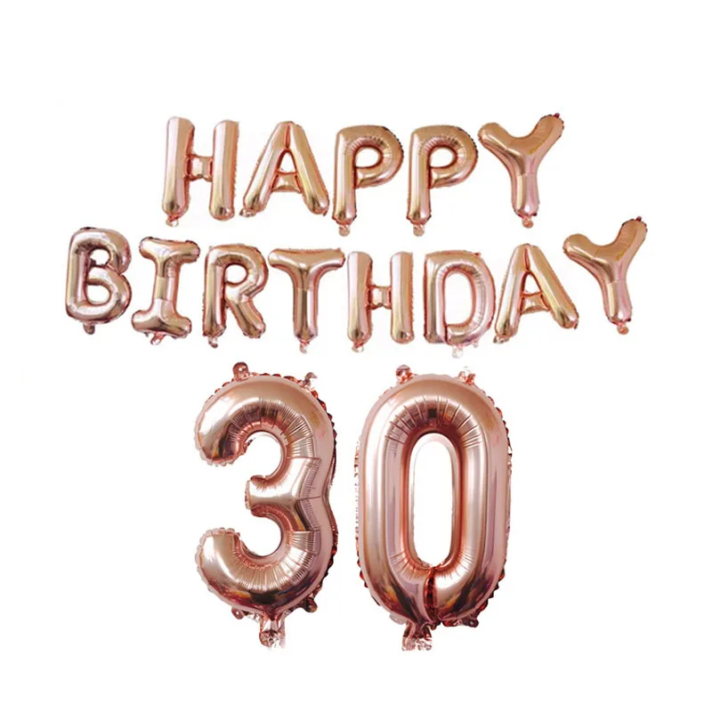 Розовые и золотые воздушные шары набор конфетти Хромовая баллон день рождения