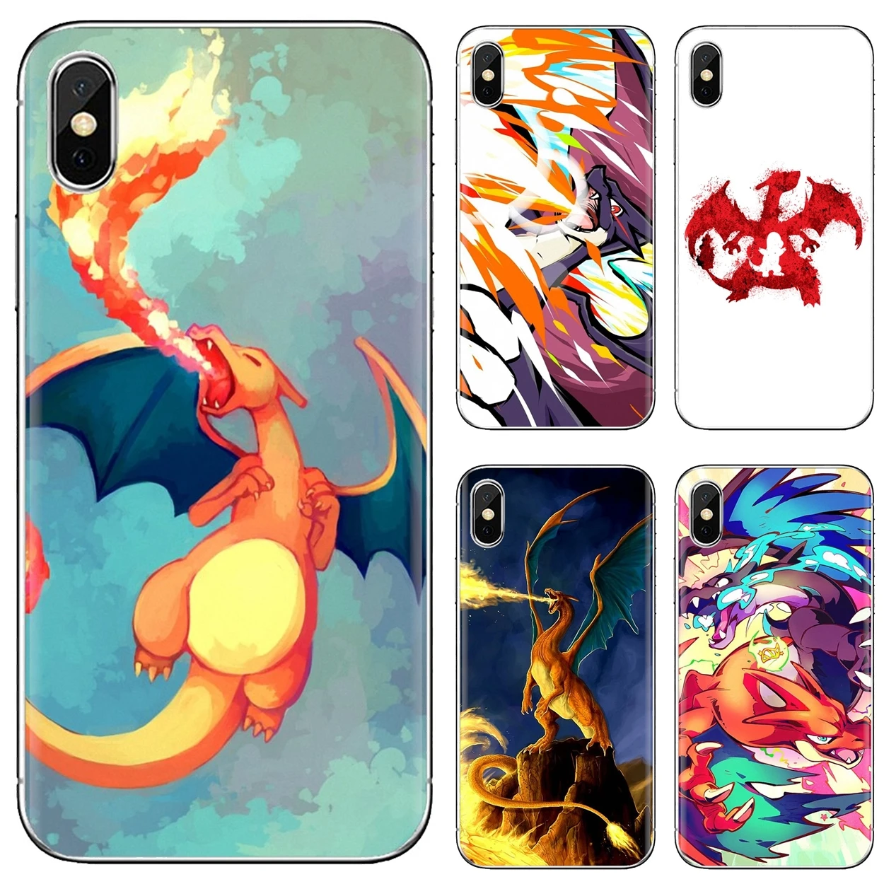 Силиконовый чехол для телефона Samsung Galaxy A10 A30 A40 A50 A60 A70 S6 Active Note 10 Plus Edge M30 Mega Charizard
