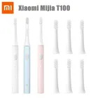 Xiaomi Mijia T100 Sonic Электрическая зубная щетка Беспроводная перезаряжаемая зубная щетка IPX7 Водонепроницаемая ультразвуковая автоматическая зубная щетка