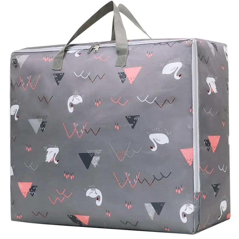 

Thick Oxford Cloth Moisture-Proof Blanket Storage Organizing Folders Large-Volume Move Bag Clothes Organizing Packaged Luggage B