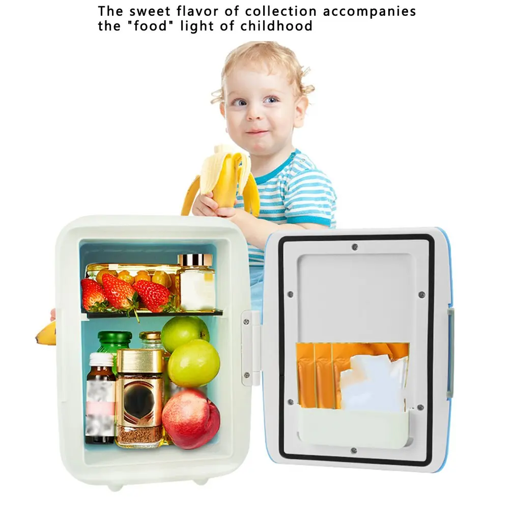 

New 4 Liter Portable Compact Personal Fridge Cools & Heats Great for Bedroom Office Car Dorm Portable Makeup Skincare Fridge