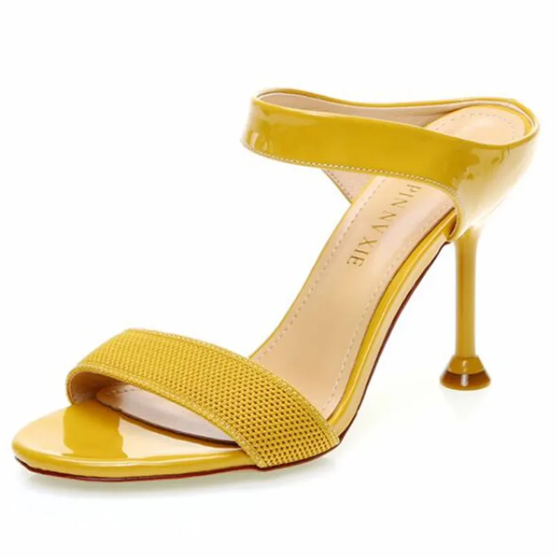 

Summer new women's sandals fashion wild stiletto heels sandals wear a word sandals slippers women platform sandals women shoes