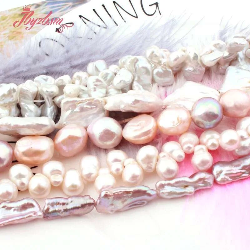 Бусины Из Натурального пресноводного жемчуга реборн Кеши бусины неправильной