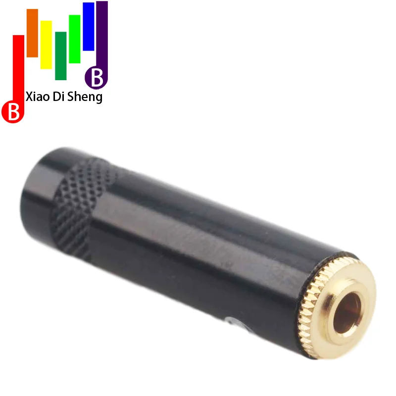 3 5 мм Женский аудиоразъем для наушников алюминиевый сплав полюса HiFi наушники