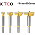 KTCO 15 мм-100 мм для Stner советы Деревообрабатывающие инструменты кольцевая пила Резак для высверливания и сверла Круглый хвостовик Вольфрам карбида фреза