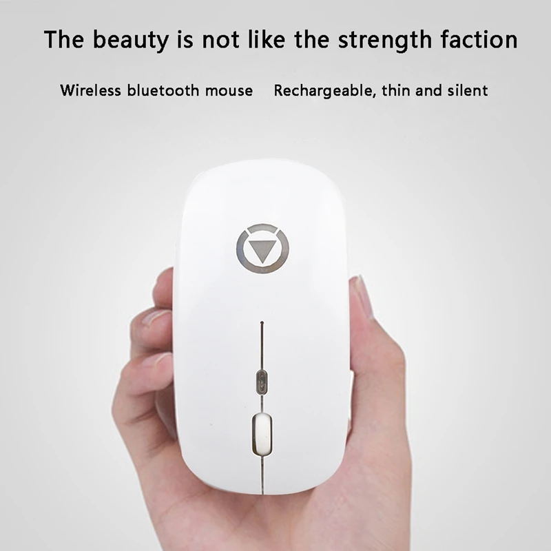 Беспроводная портативная мини-мышь 2 4G перезаряжаемая дышащая USB-мышь с