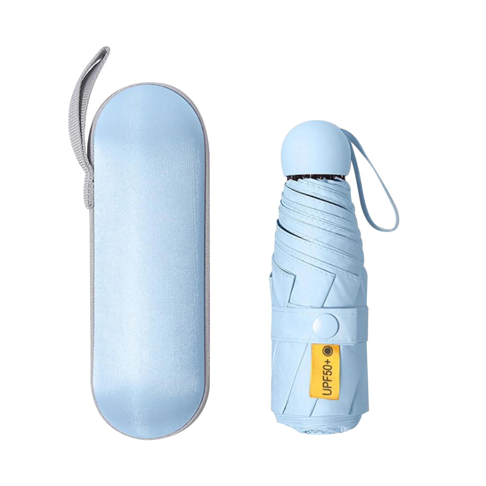 Складной суперсветильник ветрозащитный мини-зонт 2-в-1 водонепроницаемый зонтик